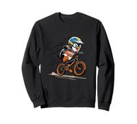 Penguin BMX Racing Cool Cartoon Rider Sweatshirt