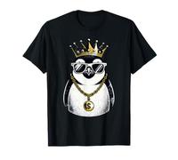 Penguin Boss Crowned Funny Emperor Penguins T-Shirt