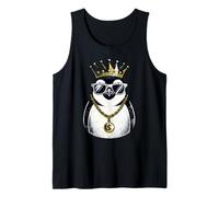 Penguin Boss Crowned Funny Emperor Penguins Tank Top