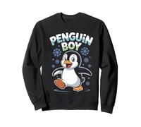 Penguin Boy Mens Cartoon Winter Arctic Animal Birthday Party Sweatshirt