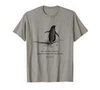 Penguin But Why Head Towards The Mountains Meme T-Shirt
