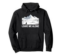 Penguin But Why Heading towards Mountains Leave me Alone Pullover Hoodie