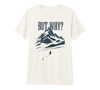 Penguin But Why Mountains are Calling Trendy Meme Premium T-Shirt