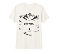 Penguin But Why Mountains Meme for Men Women Kids Premium T-Shirt