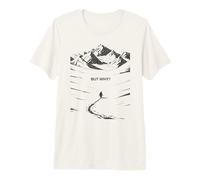 Penguin But Why Mountains Meme for Men Women Kids Premium T-Shirt