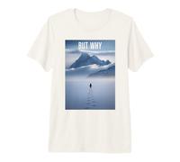 Penguin But Why Mountains Premium T-Shirt
