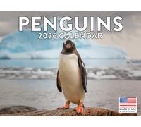 Penguin Calendar 2026 Monthly Wall Calender 12 Month | American Made In The USA