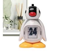 Penguin Calendar - Acrylic, Penguin Desk Calendar Ornament - Retro Pressing Perpetual Animal Doll | Cute Desktop Decoration for Friends Birthday, Special Occasions Gift