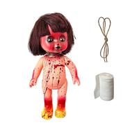 Penguin Car Ornament Dolls, Bloody Dolls, Hanging Scary with Rope for Outdoor Indoor Garden Home Party Gifts(Multicolor, Medium) (B-j, 25x14 cm)