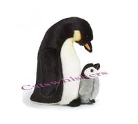 Living Nature Soft Toy - Penguin with Chick (27cm)