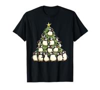 Penguin Christmas Tree Funny Penguin Xmas T-Shirt