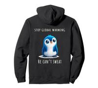 Penguin Climate Change Activism Pullover Hoodie
