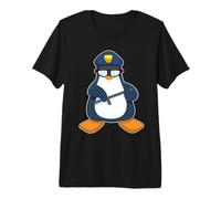 Penguin Cop Baton Police Premium T-Shirt