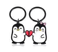 Penguin Couple Gifts Valentines Day Gifts for Him Boyfriend Girlfriend Her Matching Penguin Lovers Cute Keychain for Husband Wife One Year Anniversary Birthday Wedding Gifts for Boyfriend Best Friend