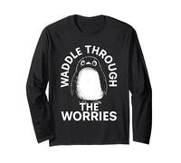 Penguin Design for Overthinkers and Anxious Minds Long Sleeve T-Shirt