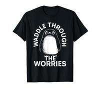 Penguin Design for Overthinkers and Anxious Minds T-Shirt