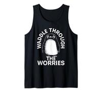 Penguin Design for Overthinkers and Anxious Minds Tank Top