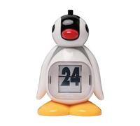Penguin Desk Calendar Ornament, Penguins Calendars Desktop Decoration, Pressing Calendar Red Mouth Penguin Doll Decoration Birthday Gift