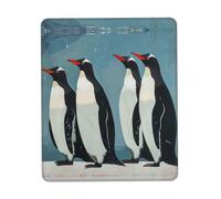Penguin Desk Pad, Washable for Office/Gaming/Writing, Rubber Base, Polyester Surface