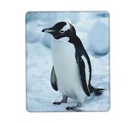 Penguin Desk Pad, Washable for Office/Gaming/Writing, Rubber Base, Polyester Surface