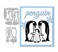 Penguin Die Cuts Animal Metal Cutting Dies for Card Making Clearance Christmas Embossing Dies for Scrapbooking DIY Album Paper Cards Decoration