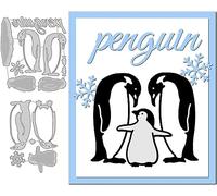 Penguin Die Cuts Animal Metal Cutting Dies for Card Making Clearance Christmas Embossing Dies for Scrapbooking DIY Album Paper Cards Decoration