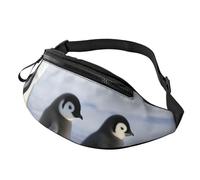 Penguin family Fanny Pack for Men Women Fashion Running Waist Packs Waterproof Crossbody Bags Everywhere Belt Bag with Adjustable Strap Sports Hip Pack for Travel Wallet