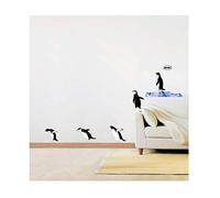 Penguin Family Wall Sticker - Children's Bedroom Wall Sticker - Penguin Family - Children's Room Decoration - 30 x 55 cm Sheet of 5 Penguin Stickers
