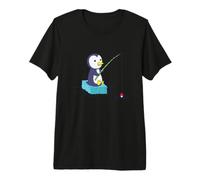 Penguin Fishing Premium T-Shirt