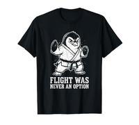 Penguin Flight was Never an Option Funny Karate MMA Value Graphic T-Shirt