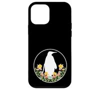 Penguin - Floral Flower Emperor Penguin Antarctica Zoo Case for iPhone 12 mini
