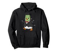 Penguin Frankenstein Monster- Cute Halloween Spooktober Pullover Hoodie