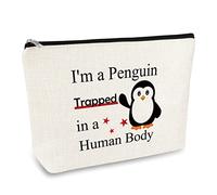 Penguin Gifts Penguin Makeup Bag for Girls Women Penguin Lover Gifts Cosmetic Bag Animal Lover Gifts for Her Christmas Birthday Gifts for Penguin Lover Couple Friends Sister Travel Toiletry Bag