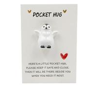 Penguin Gifts, Pocket Penguin Hug Gift, Pocket Penguins Hug Animal Decoration, Cute Mini Penguins Keepsake with Message Card for Lovers, Family, Friends, Children Birthday, Wedding Gift