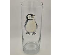 Penguin Glass Tumbler Drinking Glass Gift. Penguin Gift