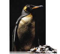Penguin Gold Animal Puzzle Creative Games Premium Cardboard Jigsaw Puzzle for Women Men Birthday Present 1000pcs (26x38cm)