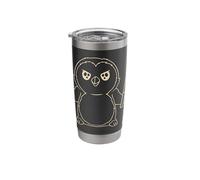 Penguin Holds a Knife Stainless Steel Insulated Tumbler
