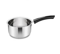 Penguin Home 14cm Stainless Steel Milk Pan with Pouring Lips, Induction Compatible Small Saucepan, Versatile Cooking Pot for Milk, Sauces & Heating, Dishwasher Safe