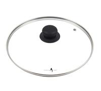 Penguin Home 18cm Toughened Glass Lid with Bakelite Knob - Perfect for Saucepan, Durable and Stylish Cookware Lid