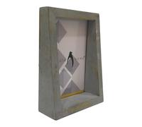 Penguin Home Mangowood Vertical Photo Frame 5"X7" (12 X 17 CM) - Grey Distress Finish, Rustic Vintage Style, Handcrafted Wooden Picture Frame for Wall or Tabletop, Ideal for Home Decor, Gifts