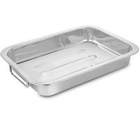Penguin Home Premium Stainless Steel Roasting Pan - Compatible with All Hob Types Except Induction - Sturdy & Heavy-Duty - Roasting Tin with Handles - Small 30 x 22cm