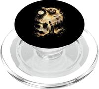 Penguin Howling At The Moon Meme PopSockets PopGrip for MagSafe