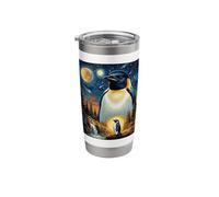 Penguin Howling to The Moon Stainless Steel Insulated Tumbler