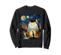 Penguin Howling to The Moon Sweatshirt
