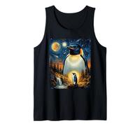 Penguin Howling to The Moon Tank Top