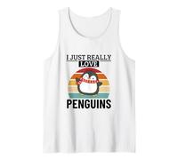 Penguin I Just Really Love Penguins Tank Top