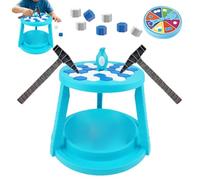 Penguin Ice Game,Trap Learning Toys - Kids Table Knock Block Game | for Home Travel Homeschool Party Bedroom Classroom Birthday Holiday Children's Day