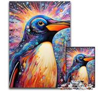 Penguin Jigsaw Puzzles for Adults 1000 Piece cardboard Jigsaw Puzzles Challenging Brain Teaser for Teenagers, Family Game Night Fun 26X38CM/10.23x14.96inch
