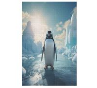 Penguin Jigsaw Puzzles for Adults 1000 Piece Wooden Puzzle for Kids Challenging Game 78×53cm