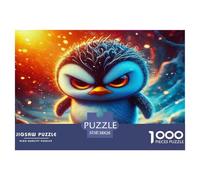 Penguin Jigsaw Puzzles for Adults Kids 1000 Pieces Impossible Challenge Toy Educational Games Home Wall Art Extreme Difficulty Gift Set Relaxation 38x26cm/1000pcs